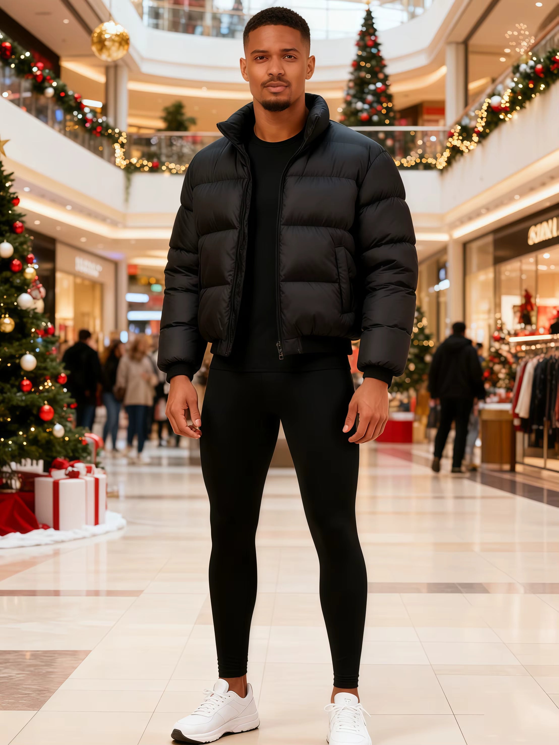 Men's Black Long sleeved thermal wear
