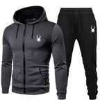 Men’s Hooded Zip Tracksuit Set