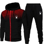 Men’s Hooded Zip Tracksuit Set