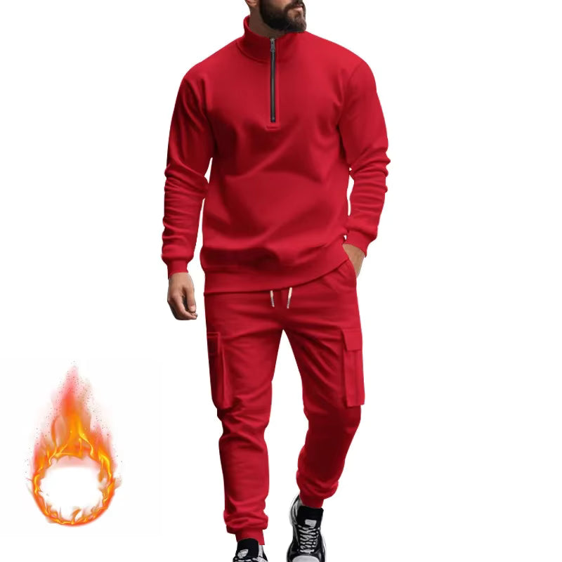 Men’s Fleece Hoodie & Pants Tracksuit
