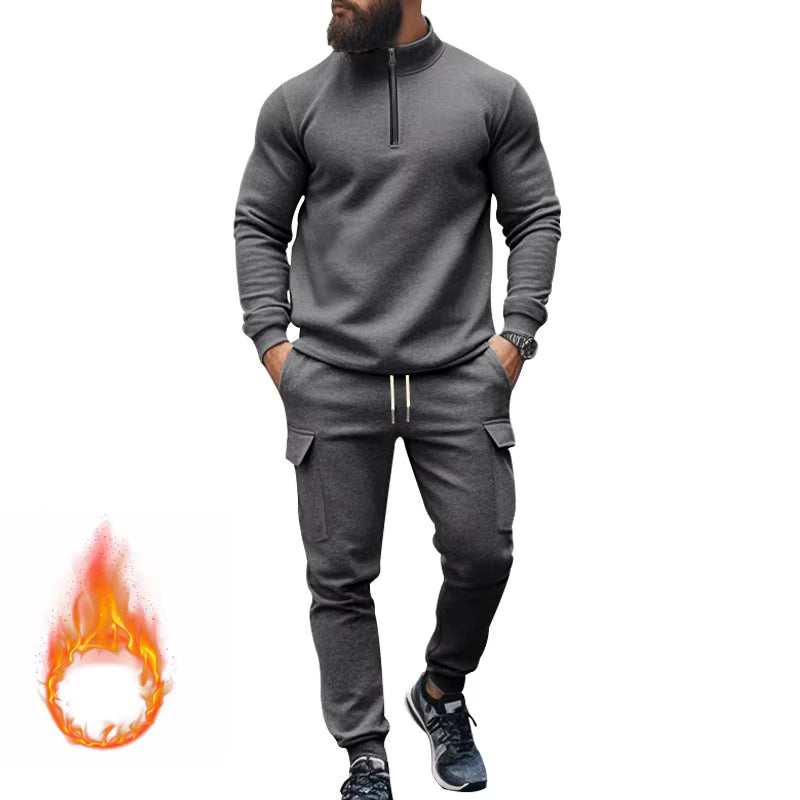 Men’s Fleece Hoodie & Pants Tracksuit