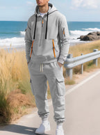 Men’s Warm Hoodie Cargo Set