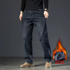 Men’s Winter Fleece-Lined Jeans