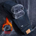 Men’s Winter Fleece-Lined Jeans
