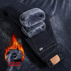 Men’s Winter Fleece-Lined Jeans