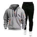 Men’s Zip Hoodie & Cargo Pants Tracksuit