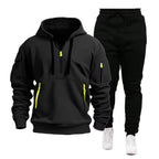 Men’s Zip Hoodie & Cargo Pants Tracksuit