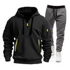 Men’s Zip Hoodie & Cargo Pants Tracksuit