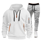 Men’s Zip Hoodie & Cargo Pants Tracksuit
