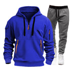 Men’s Zip Hoodie & Cargo Pants Tracksuit