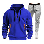 Men’s Zip Hoodie & Cargo Pants Tracksuit