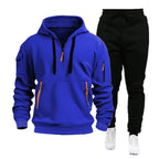 Men’s Zip Hoodie & Cargo Pants Tracksuit